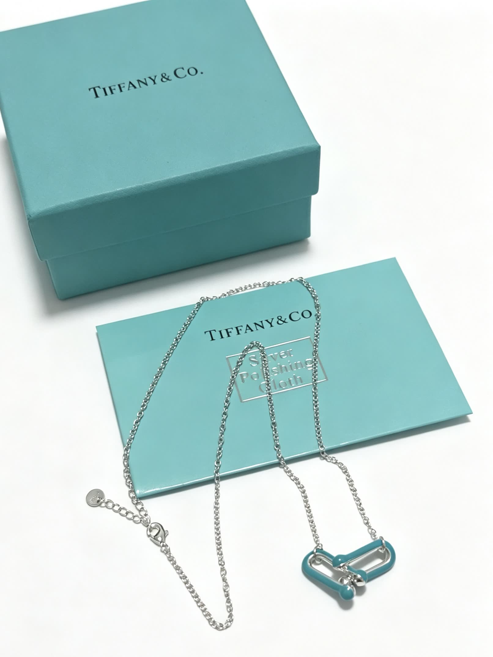 Tiffany & Co. Sterling Silver Padlock Necklace